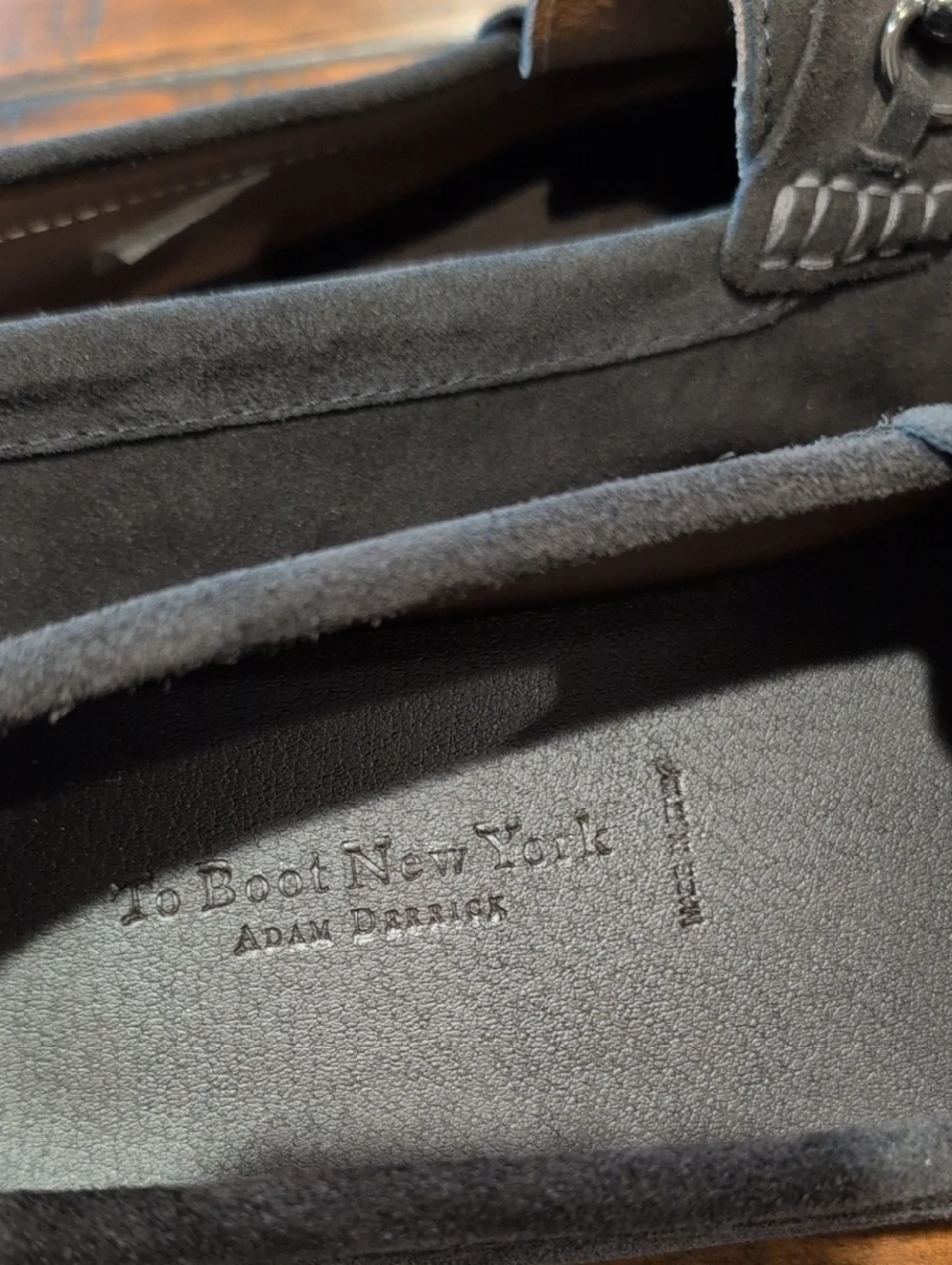 To Boot New York Suede Bit Driving Loafers Hart Horsebit